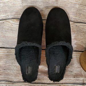 Cross Black Leather Clog Size 11W